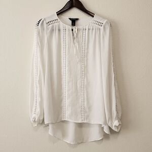 - WHBM white blouse S
